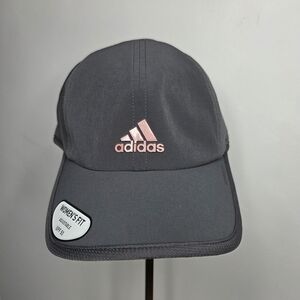Adidas Charcoal and Light Pink Hat